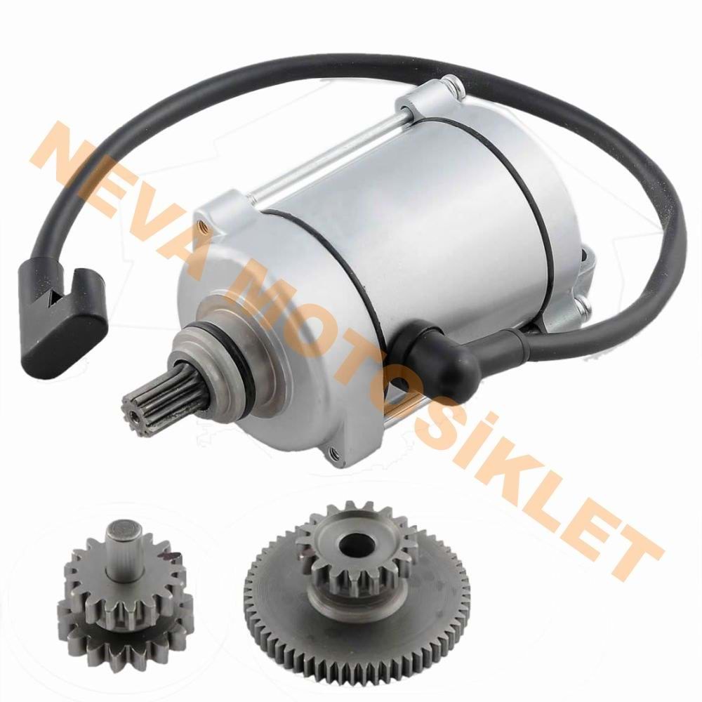 MARŞ MOTORU [DİŞLİLERİ İLE BİRLİKTE] 200cc CG