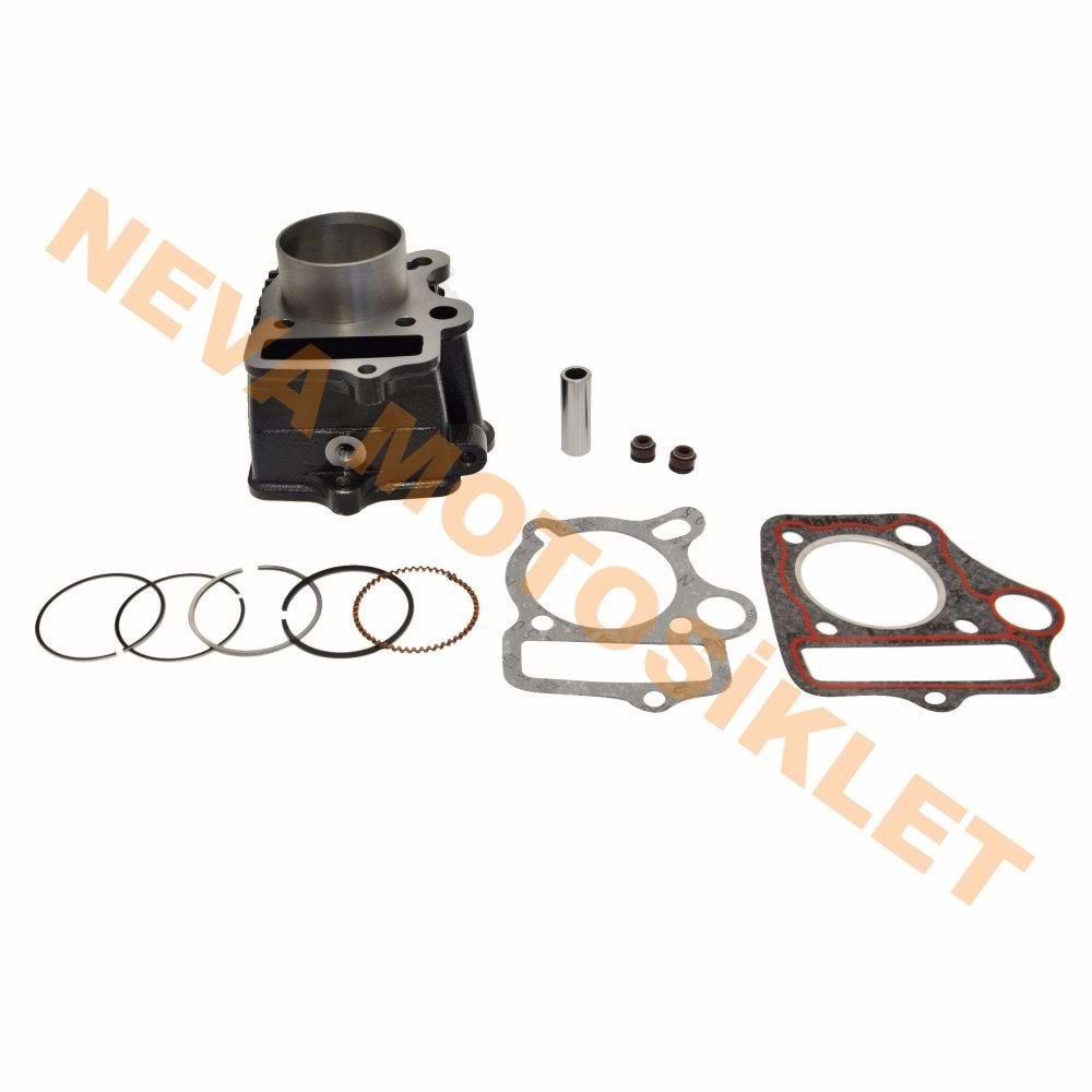 SİLİNDİR KOMPLE [50cc UYUMLU] [NY PİSTON] CUB 80cc