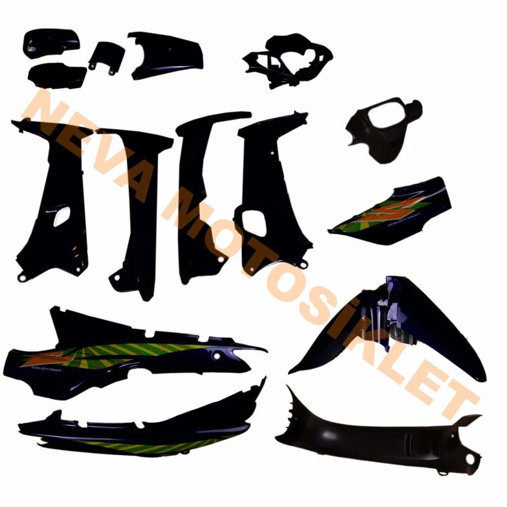 KAPORTA SET [SİYAH] [KALIPSO - ÇELİK] CUB