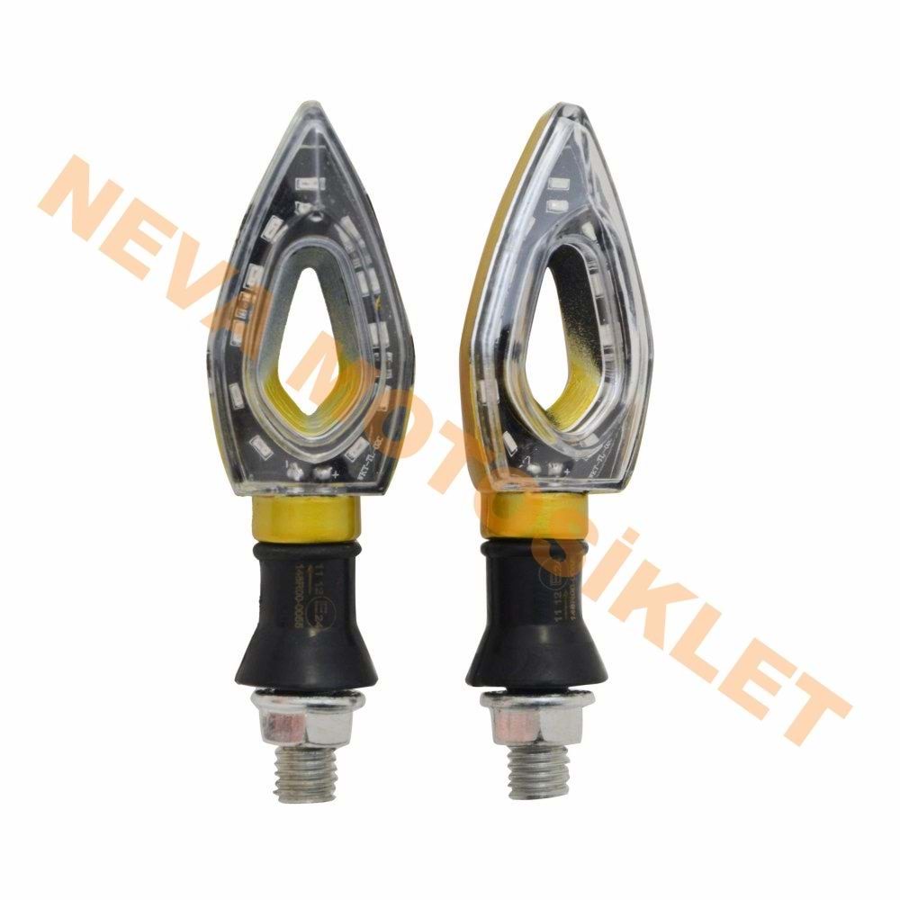 RT-072 LED SİNYAL [SARI IŞIK] [TAKIM] SARI - E BELGELİ