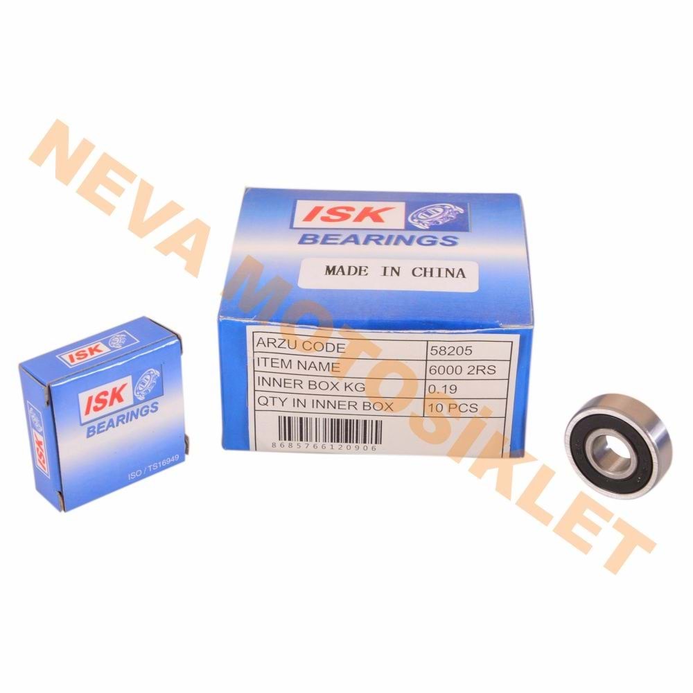 RULMAN [PLASTİK KAPAKLI] 6000