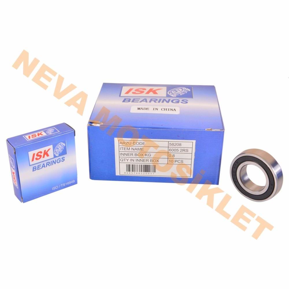 RULMAN [PLASTİK KAPAKLI] 6005