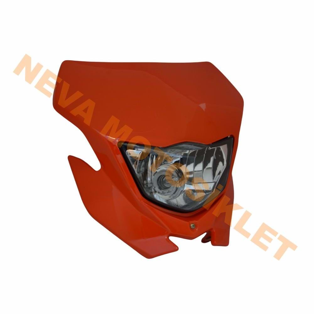 ÖN FAR VE GRENAJI KOMPLE [KTM TURUNCUSU] MUHTELİF - E BELGELİ