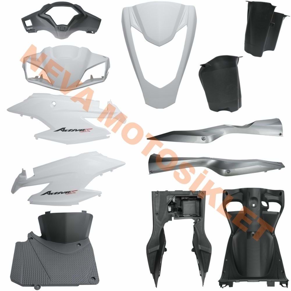 KAPORTA SET [BEYAZ] [ESKİ MODEL] HONDA ACTIVA S