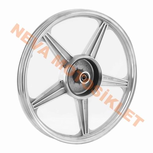 ARKA JANT ALÜMİNYUM [1.85 * 18] BÜYÜK BALATA KAMPANASIZ - KAPLİN LASTİKLİ CG [OEM KALİTE]