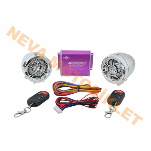 MOTOSİKLET ALARM SETİ [BLUETOOTH] [M - R] KROM