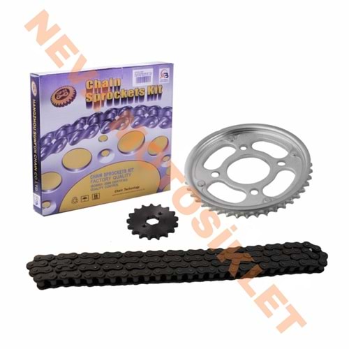 15T/42T 428H x 128L ZİNCİR DİŞLİ SET CBF 150 - SFR