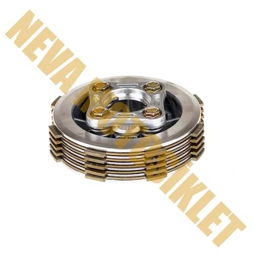 DEBRıYAJ KOMPLE 4 YILDIZ 5 BALATA CBF 150