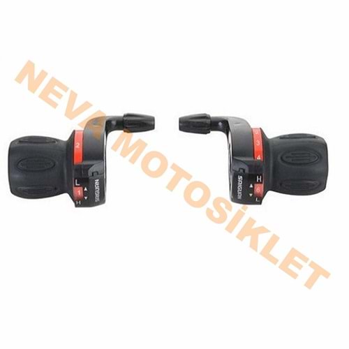 GRIP SHIFT VİTES KOLU 7 ' Lİ NO-INDEX KDSG-09 [OEM AMBALAJ] KIRMIZI - SAIGUAN