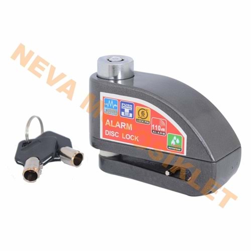 DİSK KİLİT - GÖMME ANAHTARLI - ALARMLI