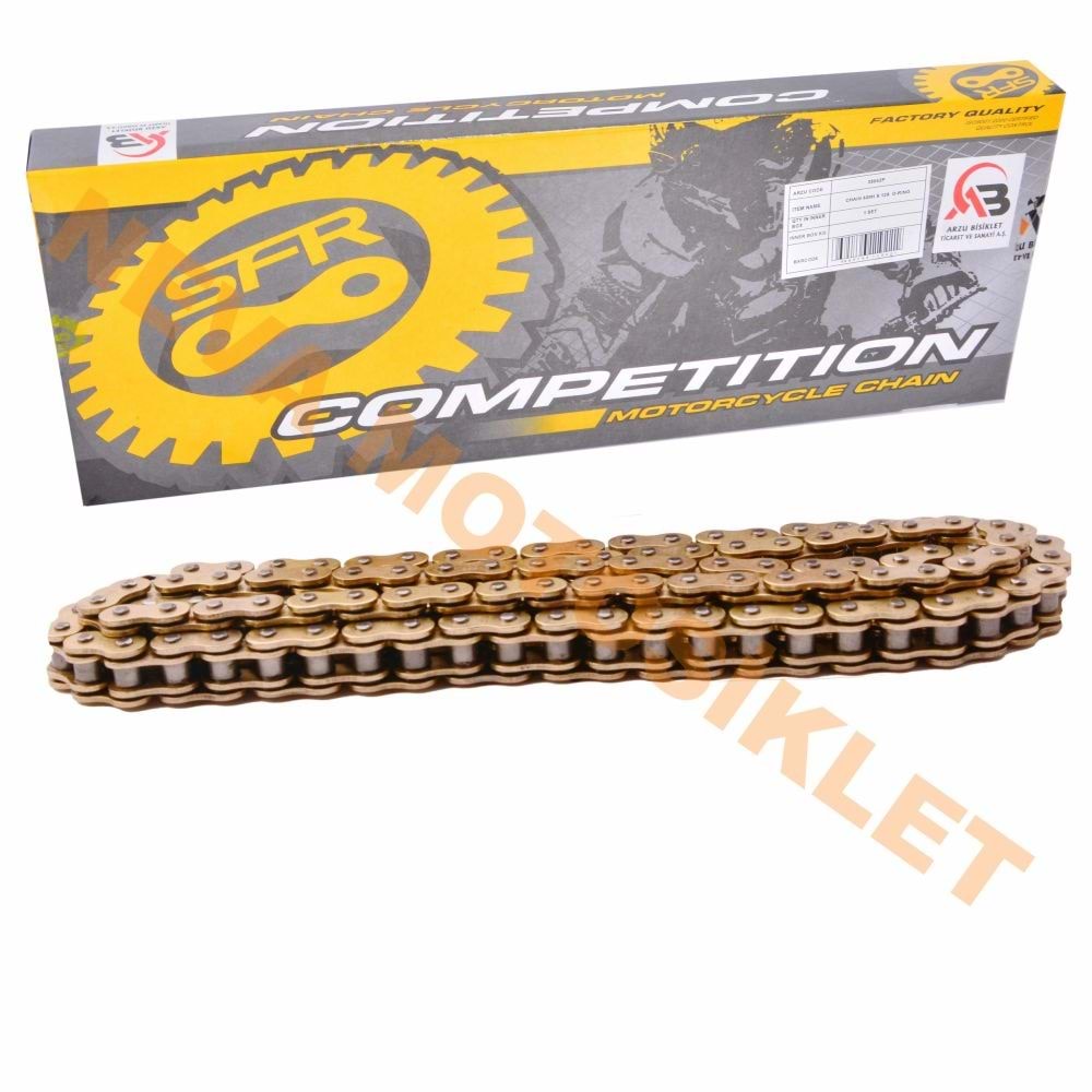 O RİNGLİ ZİNCİR [GOLD] 520H X 128 BAKLA - SFR