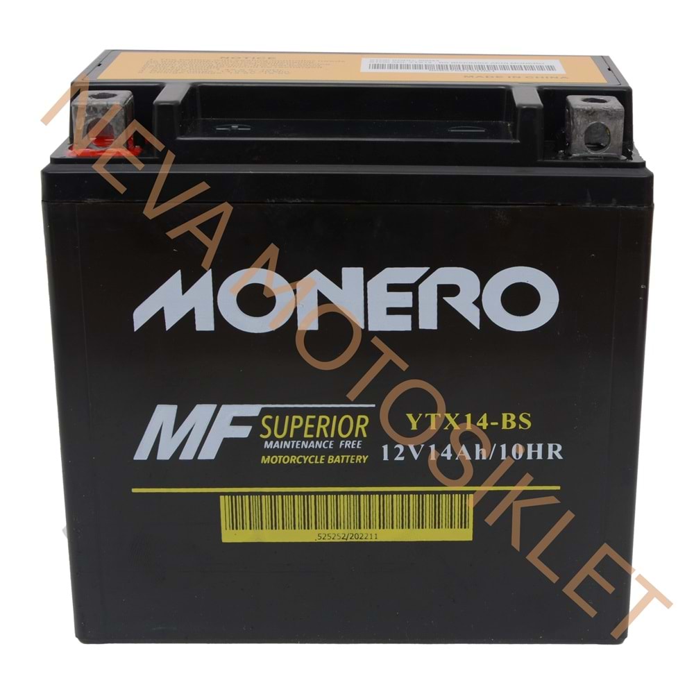 YTX14-BS [151*87*145] AKÜ - MONERO