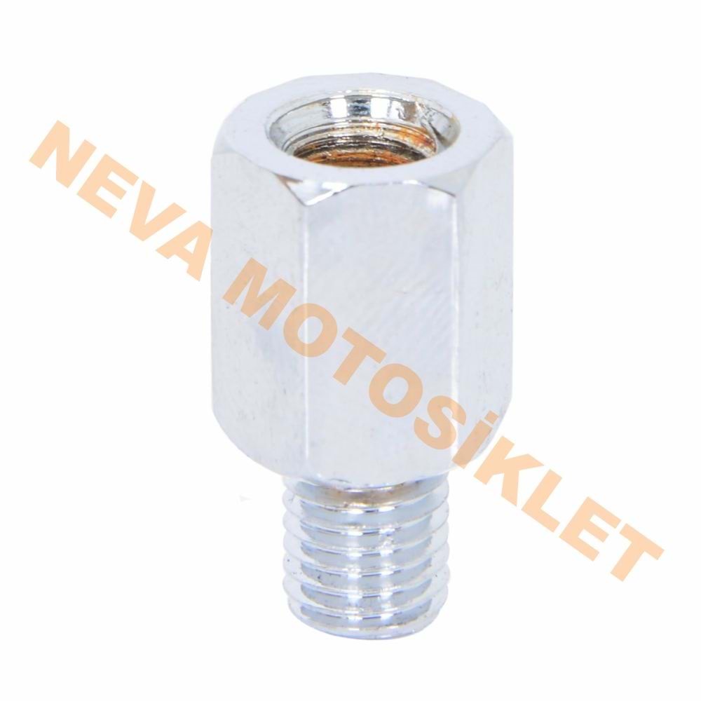 AYNA ADAPTÖRÜ [10 ADET] [ÜST 8mm DÜZ DİŞ - ALT 10mm DÜZ DİŞ]