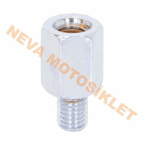 AYNA ADAPTÖRÜ [10 ADET] [ÜST 8mm DÜZ DİŞ - ALT 8mm TERS DİŞ]