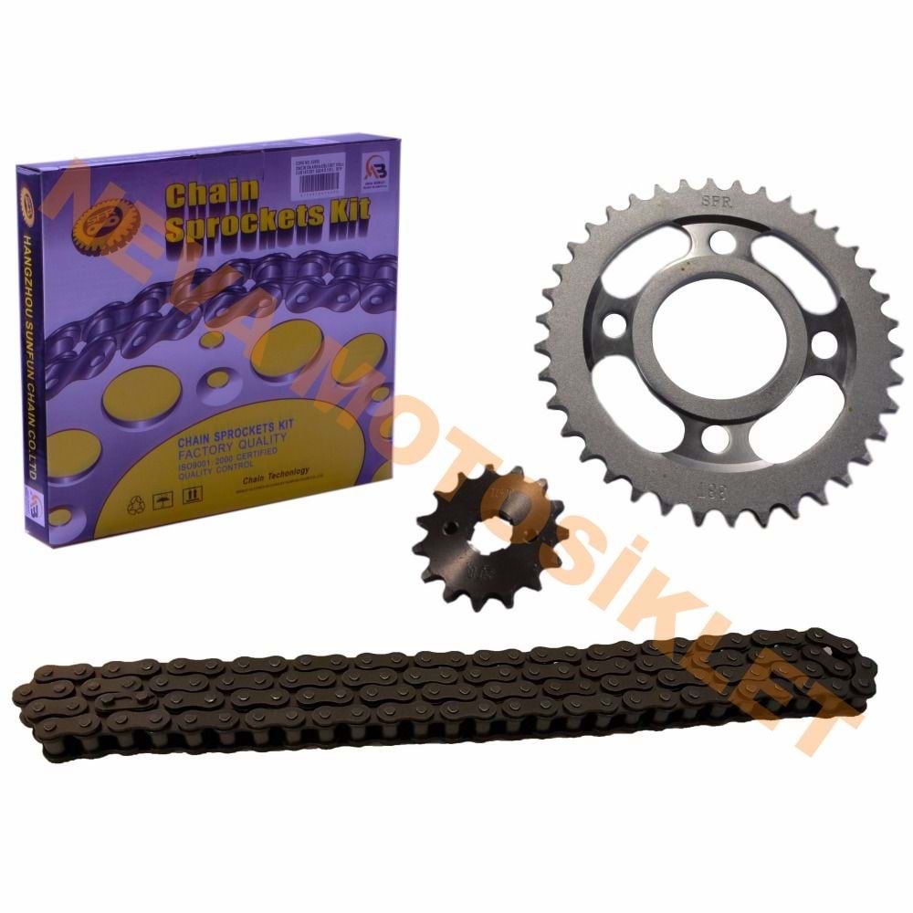 14T/36T 428H X 110 L ZİNCİR DİŞLİ SET 100cc CUB SFR