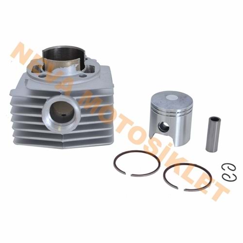 SİLİNDİR KOMPLE [ÇİFT SEGMAN] 47 mm AIRSAL MOBYLETTE