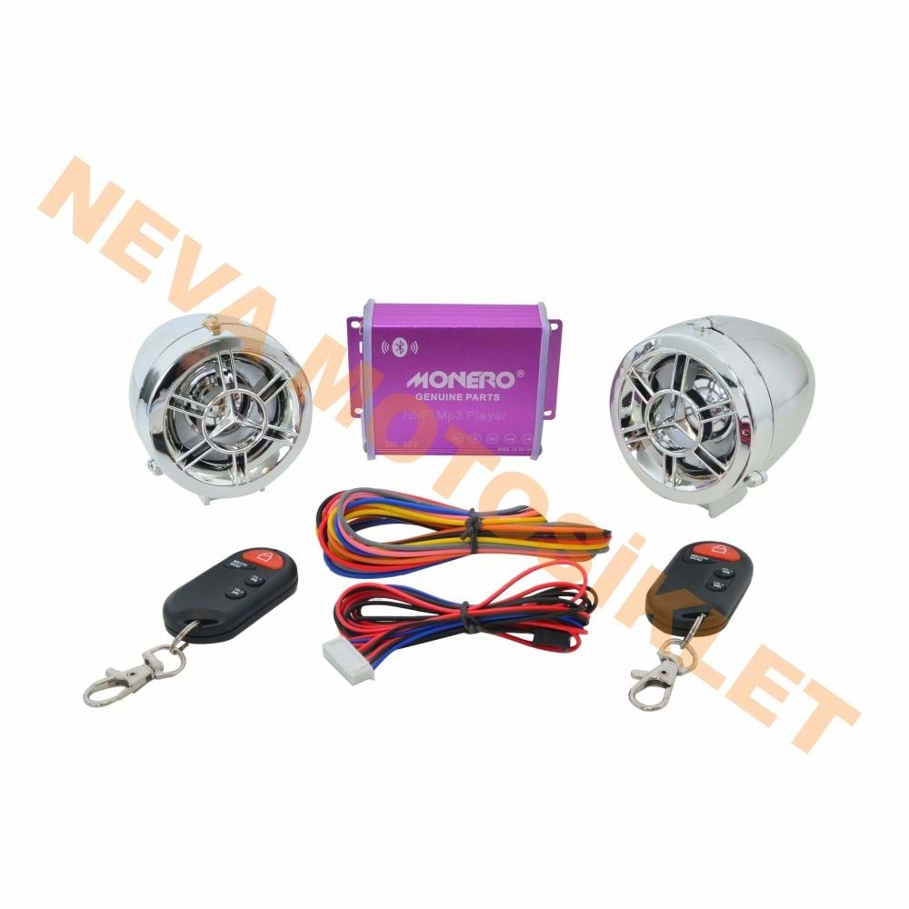 MOTOSİKLET ALARM SETİ [BLUETOOTH] [M - R] KROM