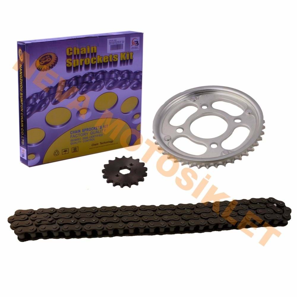 15T/43T 428H x 128L ZİNCİR DİŞLİ SET CBF 150 - SFR