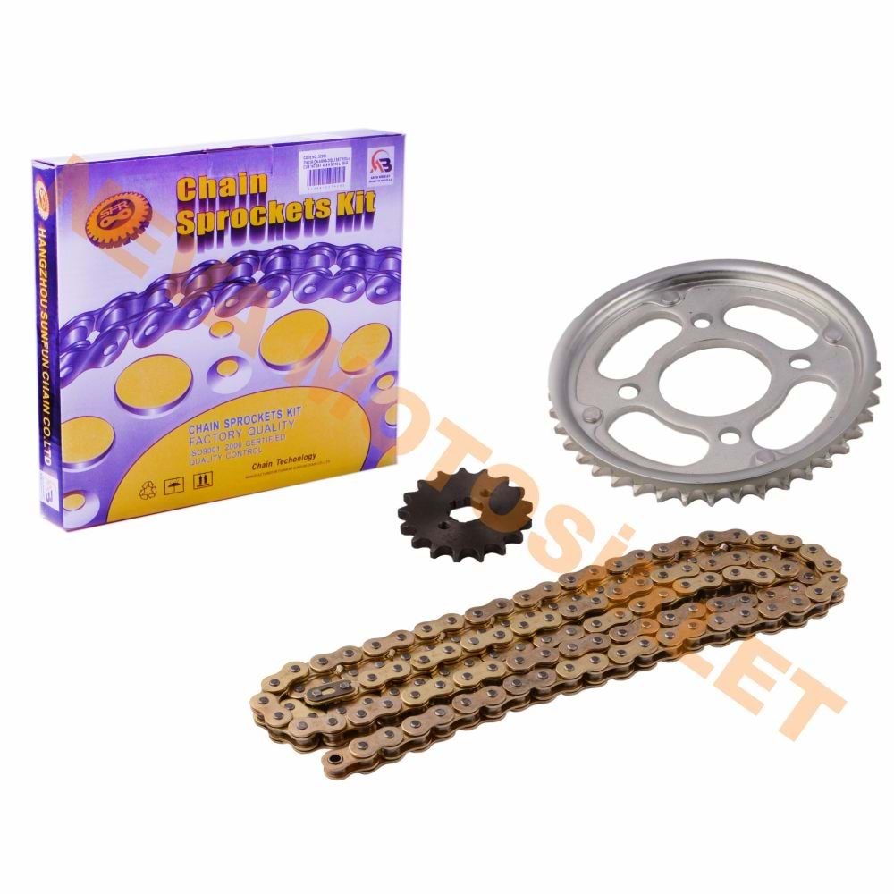15T/42T 428H x 126L ZİNCİR DİŞLİ SET O'RİNGLİ CBF 150 - SFR