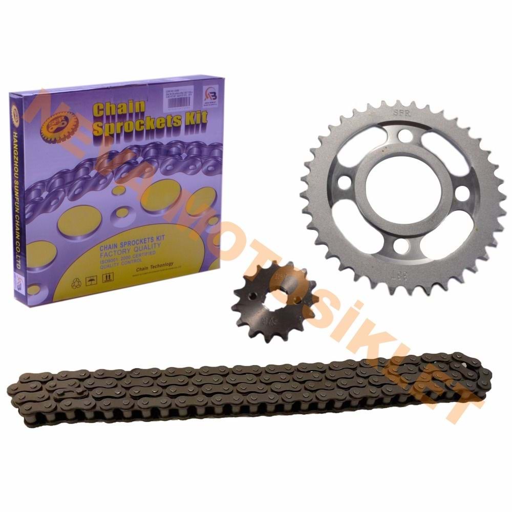 15T/38T 428*110 L ZİNCİR DİŞLİ SET CG - SFR