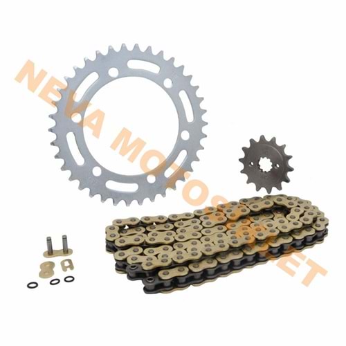 14T/38T 520H x 120L ZİNCİR DİŞLİ SET O'RİNGLİ HONDA CBR 250R - SFR