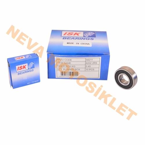 RULMAN [PLASTİK KAPAKLI] 6202