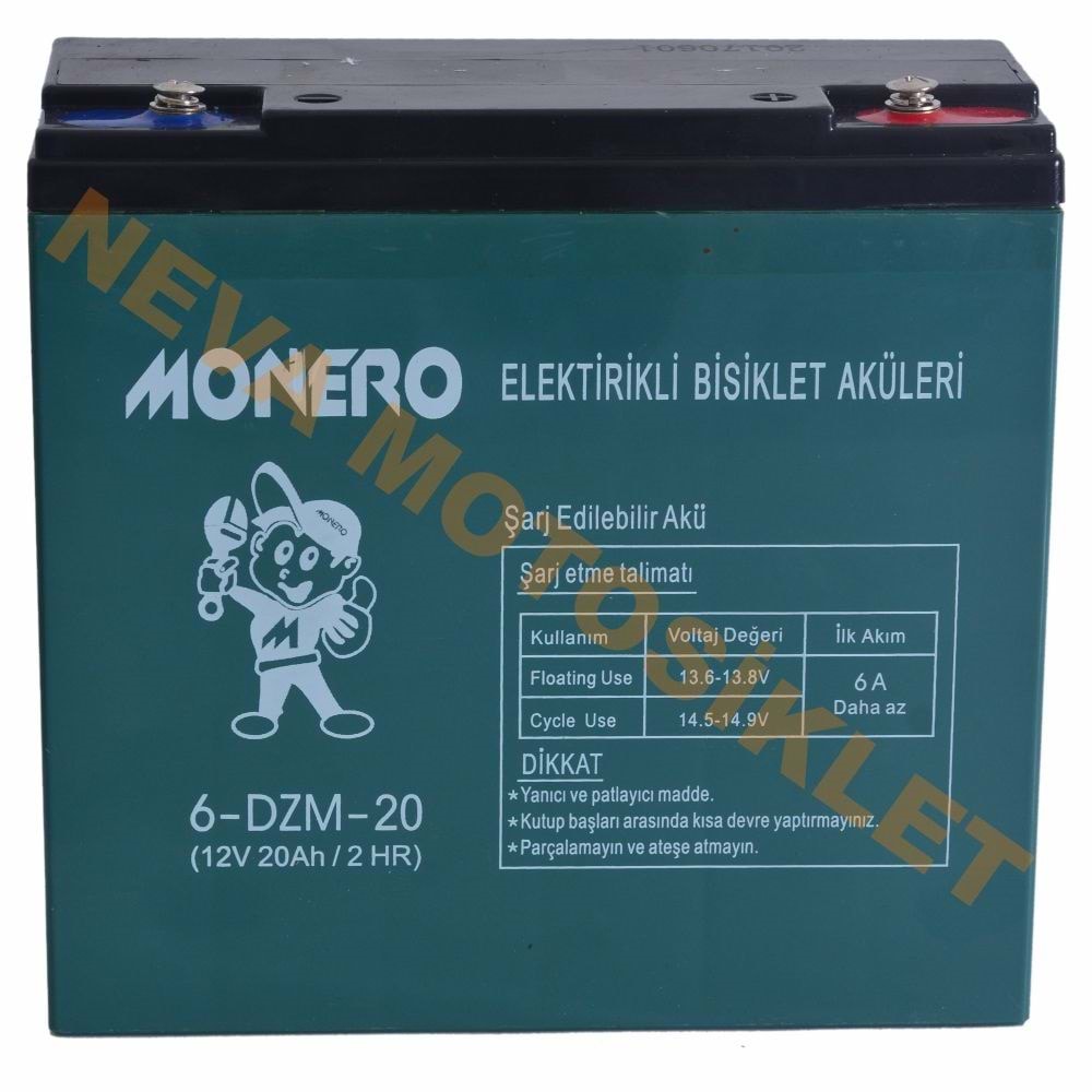 12V-20/24 AMPER [DİK] [180*78*170 mm] E-BIKE AKÜ - SWAN