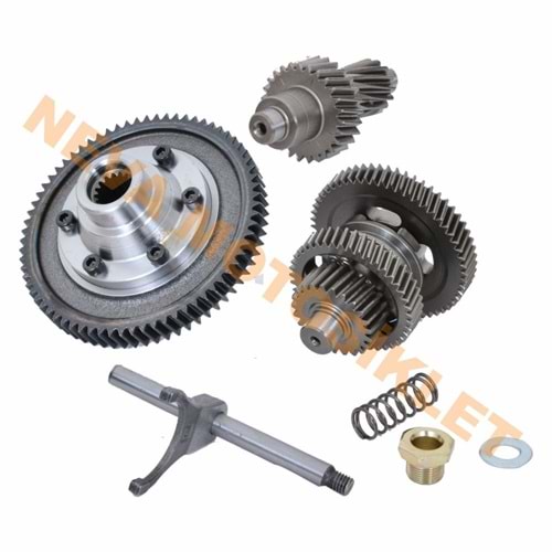 ŞANZIMAN DİŞLİLERİ [18 DİŞ] - 3 TEKERLEKLİ KASALI MODEL - E-BIKE