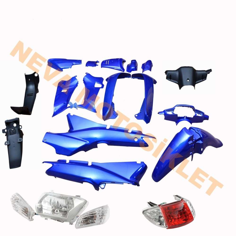 LIFAN KAPORTA SET [MAVİ] [FAR+STOP DAHİL] CUB