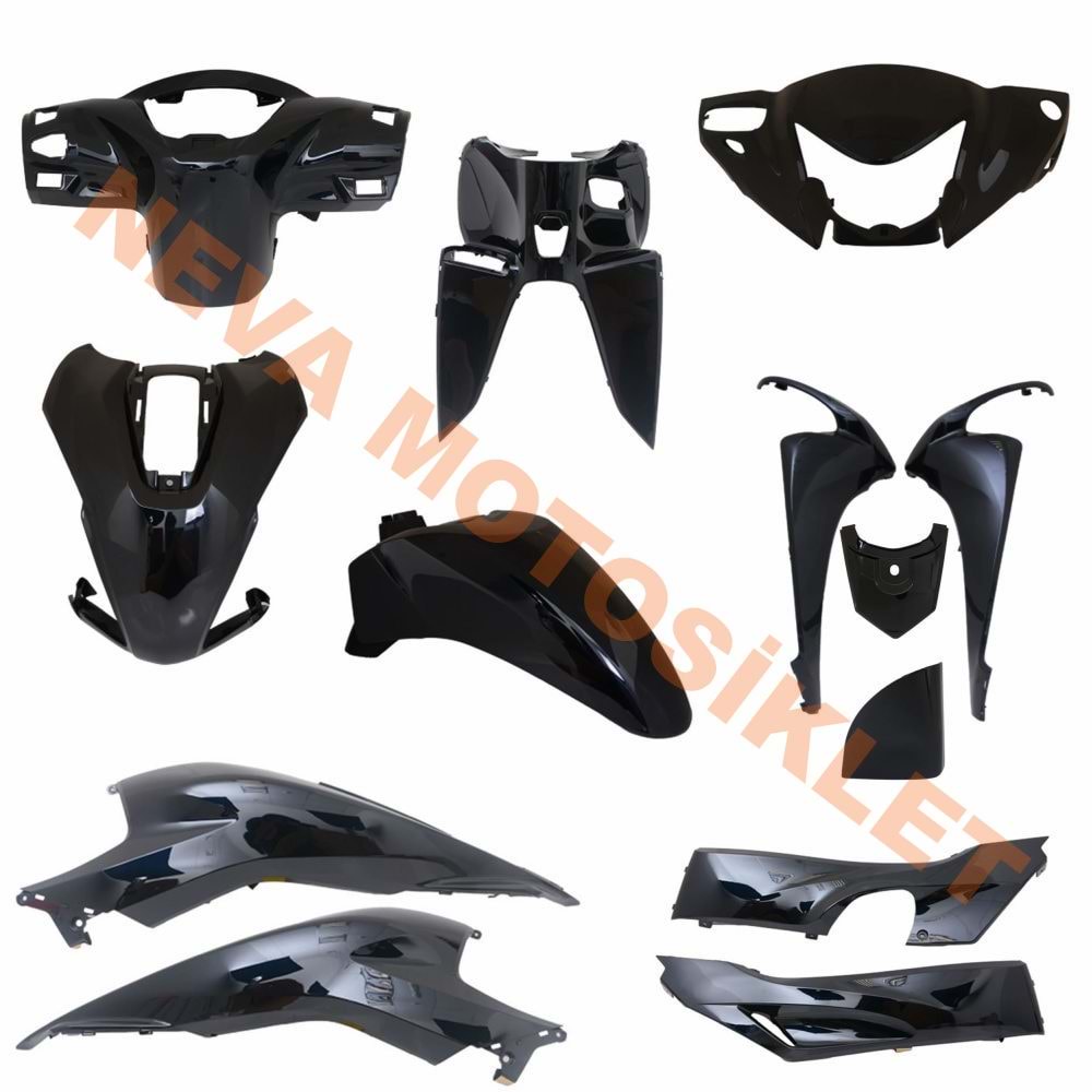 KAPORTA SET (SİYAH) HONDA DIO