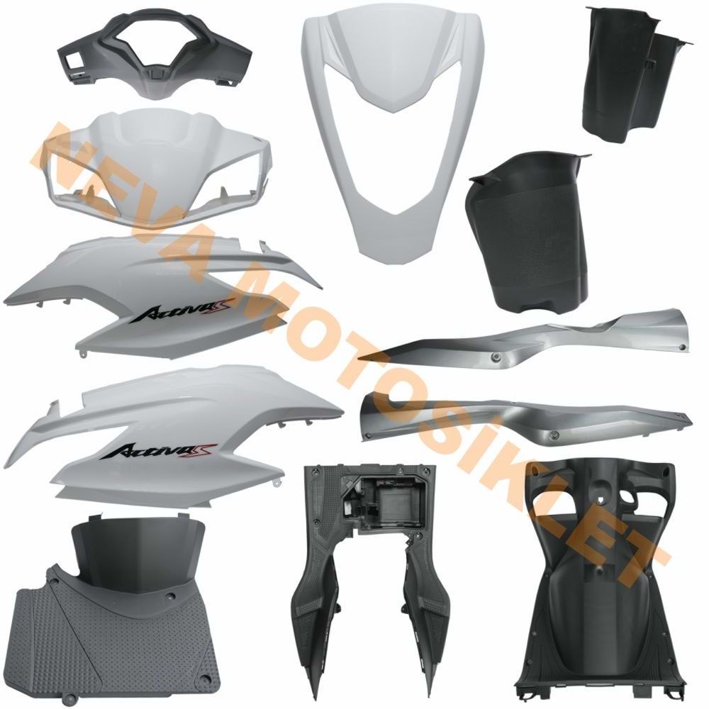 KAPORTA SET [BEYAZ] [YENİ MODEL] HONDA ACTIVA S