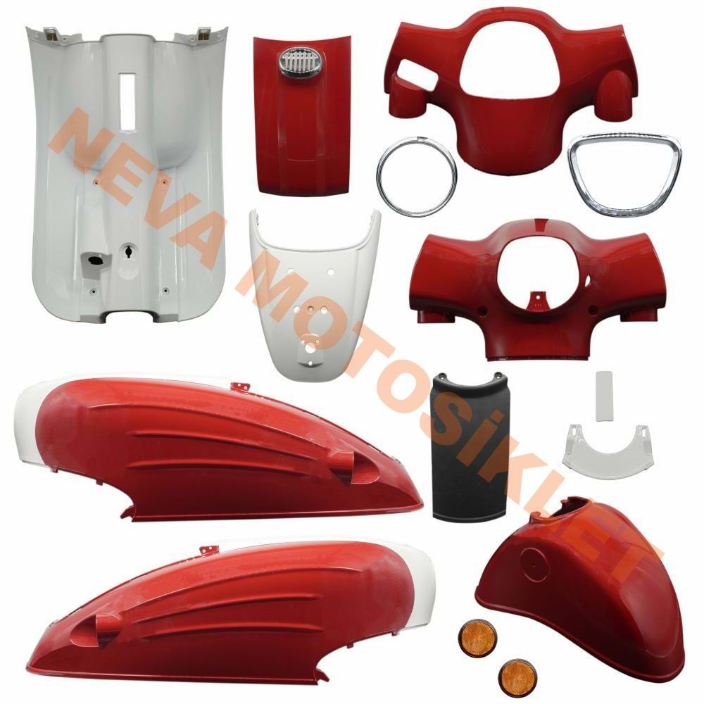 KAPORTA SET [BOYALI AKSAM] [KIRMIZI] - MONDIAL TURİSMO