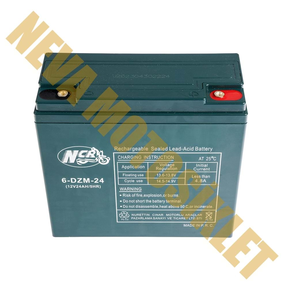 AKÜ-12/24 6 DZM 24 YEŞİL E BİKE